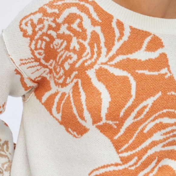 Anthropologie Pilcro Tiger Sweater - XL- NWT-Sold Out - Picture 9 of 10
